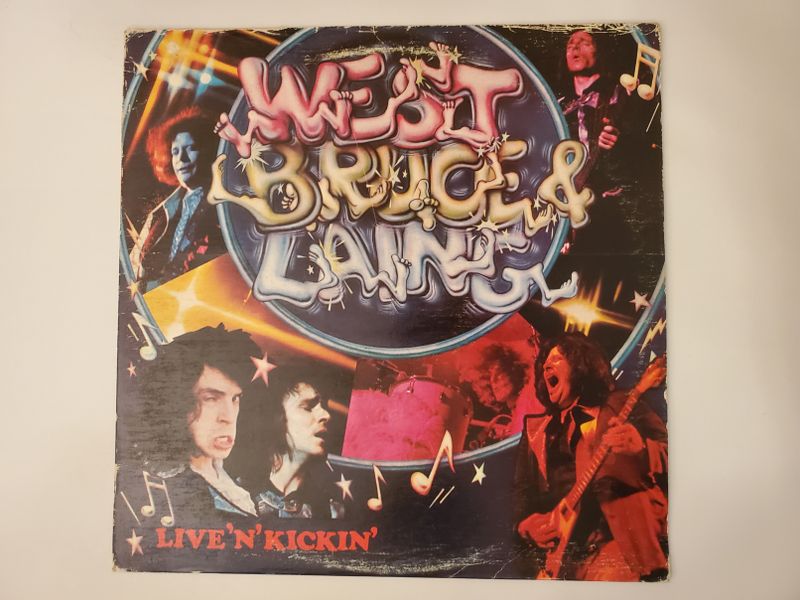West, Bruce & Laing Live 'N' Kickin' vinyl record